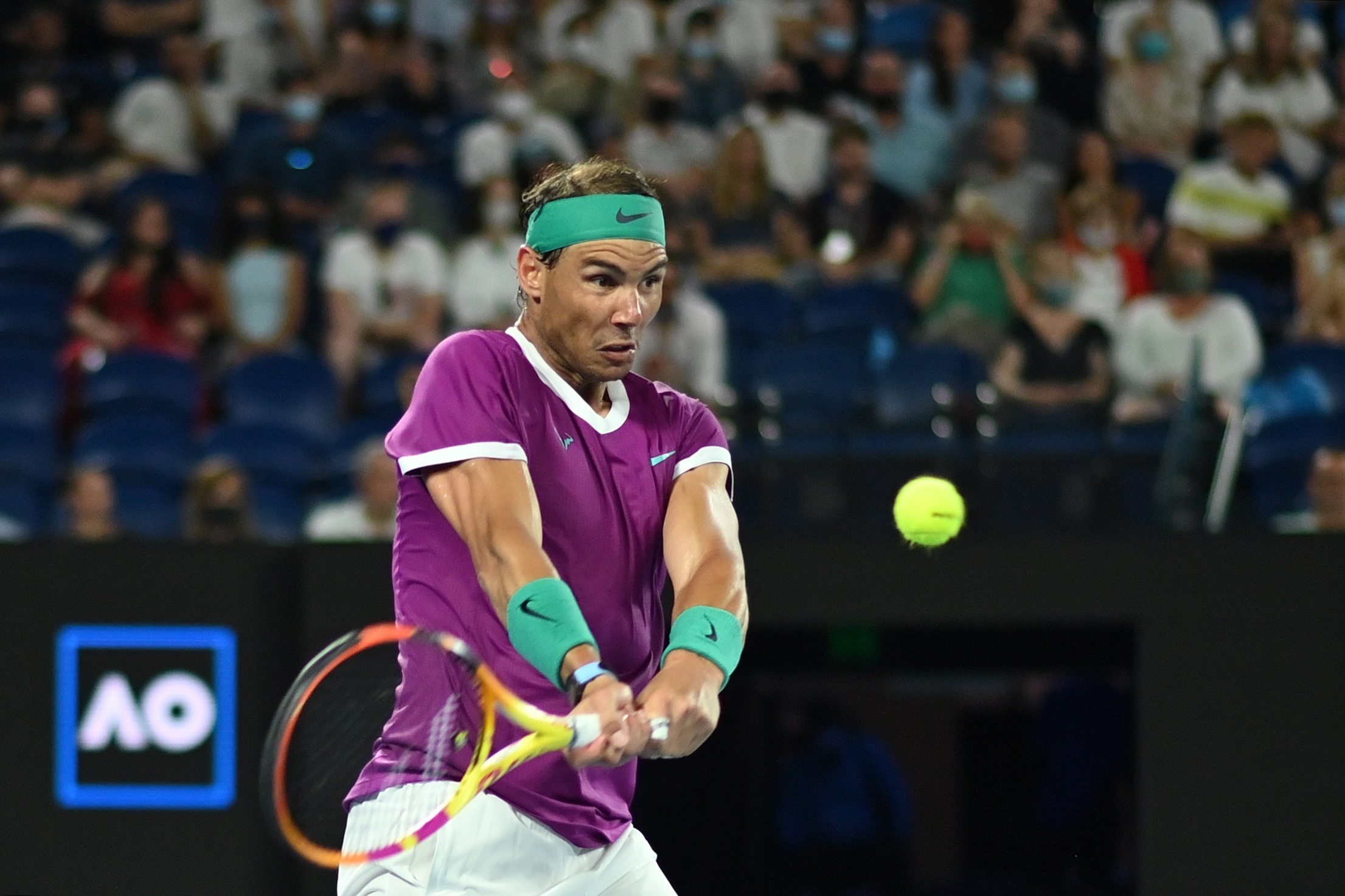 Rafael Nadal es nuevamente finalista en el Australian Open . Foto: EFE