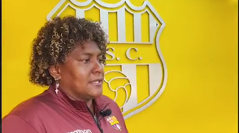 Wendy Villón será la entrenadora de Barcelona SC en el 2022. Foto: Twitter BSC
