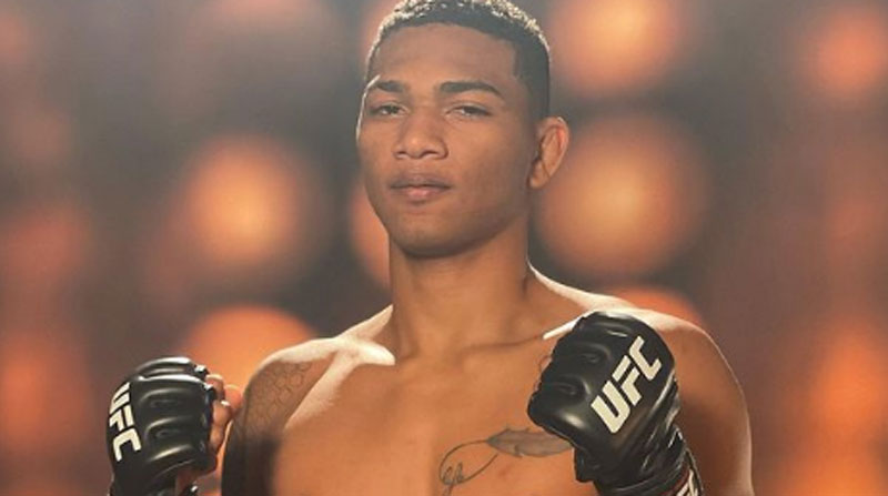 Michael Morales, luchador ecuatoriano que compite en la UFC. Foto: Instagram miichaelufc