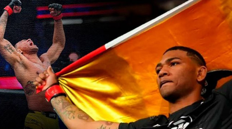Michael Morales, luchador ecuatoriano de la UFC. Foto: UFC Espanol