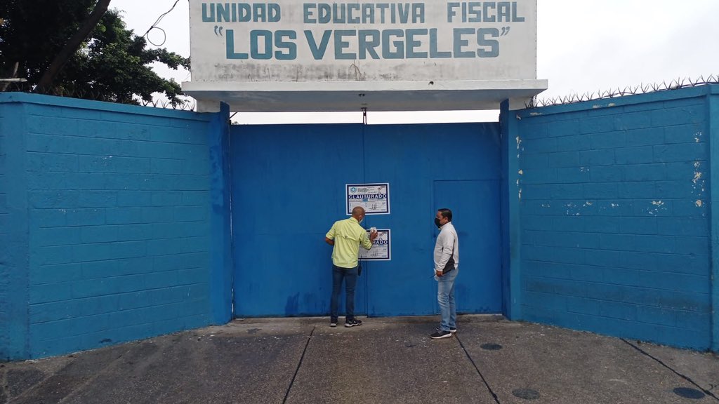 El Municipio de Guayaquil ha clausurado una decena de establecimientos educativos por incumplir la prohibición de retorno a clases presenciales en la ciudad. Foto: Cortesía Alcaldía de Guayaquil