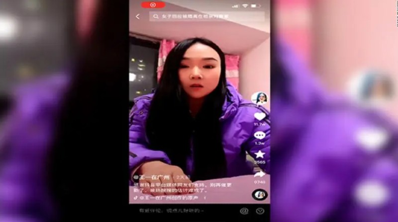Wang, de 30 años, quedó atrapada en la casa de su cita tras un inesperado confinamiento en China. Foto: Redes Sociales