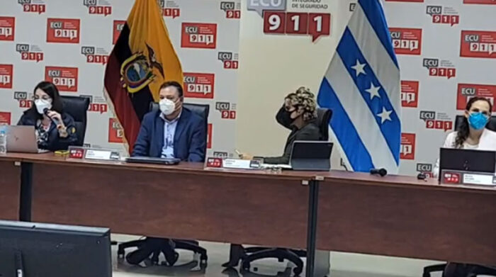 La ministra de Salud Ximena Garzón, habló de los casos positivos de covid-19 en Ecuador. Foto: Captura de pantalla