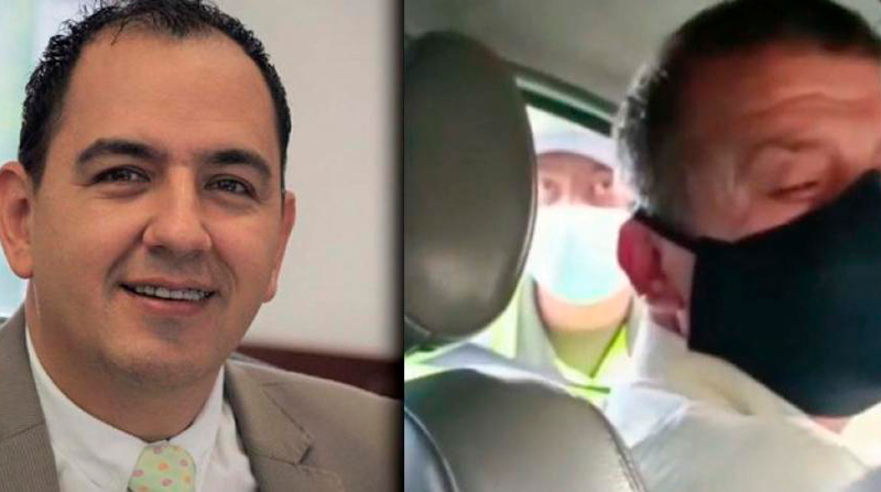 Julián Osorio, el concejal que delató a conductor de aplicativo móvil en Manizales. Foto: El Tiempo Colombia