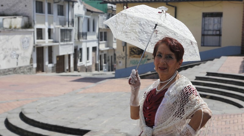 Martha Boada, promotora del rescate de las tradiciones en el barrio San Blas en Quito. Foto: Galo Paguay / El Comercio