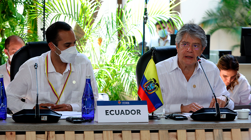 El presidente Guillermo Lasso participó de la III Cumbre de Presidentes en Cartagena, Colombia, la semana pasada. Foto: Flickr Presidencia