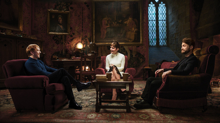 Rupert Grint, Emma Watson y Daniel Radcliffe se reencuentran en ‘Harry Potter: Regreso a Hogwarts’. Foto: redes sociales