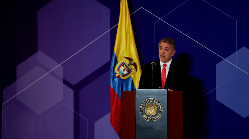 El presidente de Colombia, Iván Duque. Foto: Archivo EFE / Leonardo Muñoz