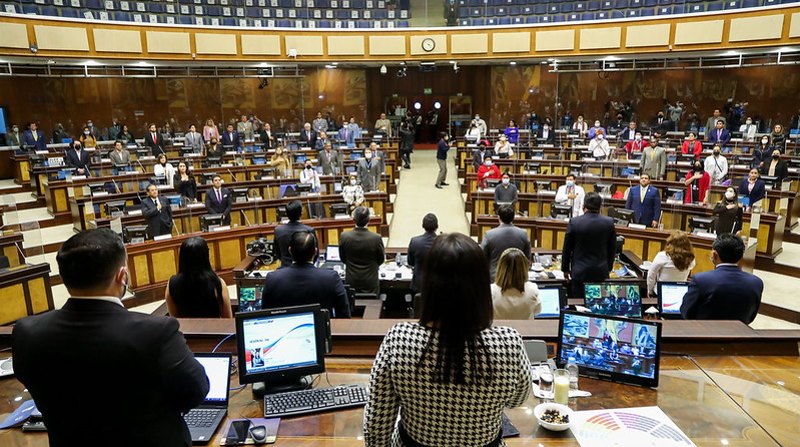 Se retoma la sesión del Pleno que fue clausurada el jueves en medio del caos en el hemiciclo legislativo. Foto: Asamblea Nacional / Flickr