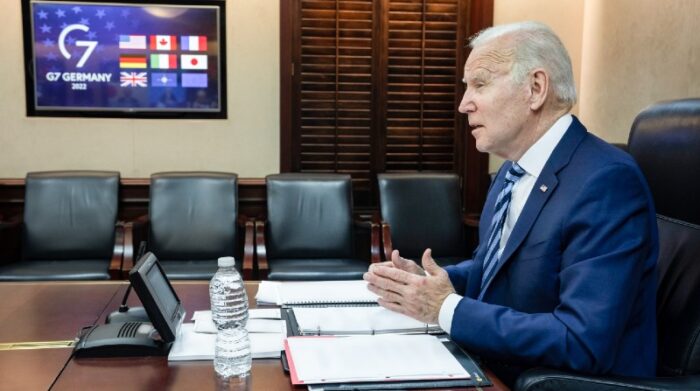 Joe Biden, presidente de Estados Unidos de América, ha anunciado que se aplicarán "fuertes" sanciones contra Rusia. Foto: Twitter Joe Biden