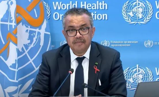 Tedros Adhanom Ghebreyesus, director de la OMS, durante la Asamblea Mundial de la Salud en diciembre 2021. Foto: Europa Press