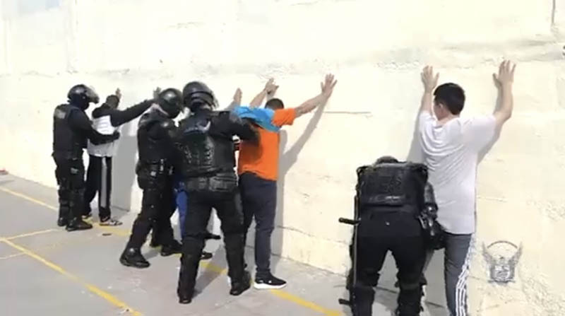 La Policía intervino en la cárcel de El Inca, tras una riña entre presos. Foto: Cortesía.