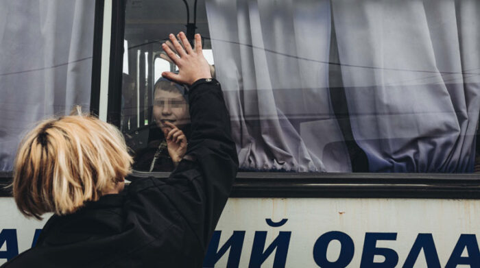People have evacuated Ukraine amid attacks by Russian troops.  Photo: Diego Herrera / Europa Press