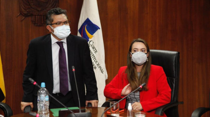 Alí Lozada es el nuevo Presidente de la Corte Constitucional. Carmen Corral será Vicepresidenta. Foto: Patricio Terán / EL COMERCIO