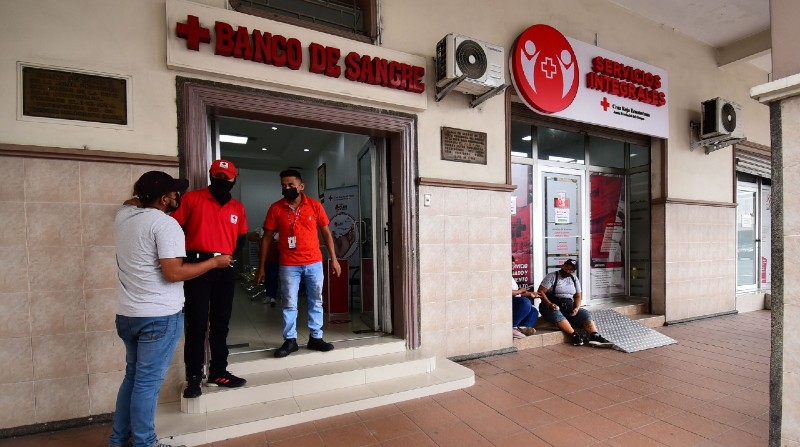 Sede del Banco de Sangre de la Junta provincial de la Cruz Roja del Guayas. Foto: Enrique Pesántez / EL COMERCIO