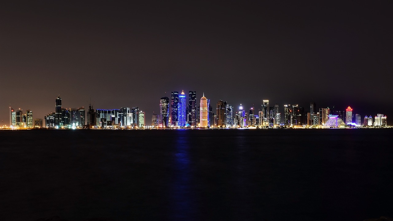 Vista de edificios y hoteles en Doha, Catar. Foto: Pixabay