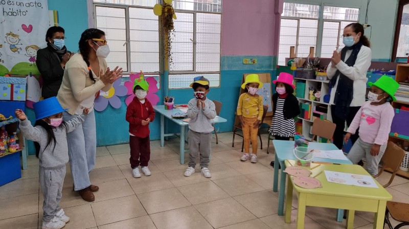 Imagen referencial. Niños de inicial y primero de básica podrían tener su primer encuentro con pares en el nuevo año escolar en Sierra y Amazonía. Foto: archivo / EL COMERCIO.