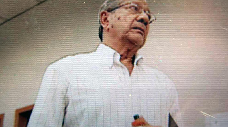 Jorge Glas Viejó, padre del exvicepresidente Jorge Glas Espinel, murió el 21 de febrero en Guayaquil, confirmaron coidearios de su hijo. Foto: Captura