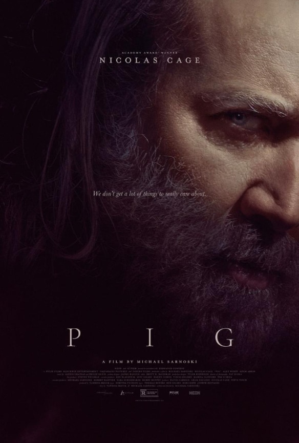Poster de la película 'Pig' del director Michael Sarnoski. Foto: Tomada de Filmaffinity.com