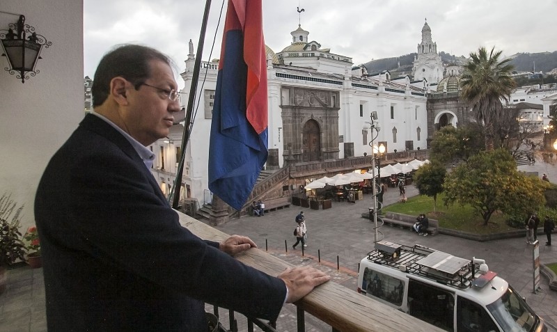 El actual alcalde de Quito, Santiago Guarderas. Foto: Cortesía