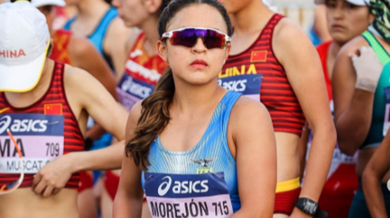 Glenda Morejón ganó los 35 km del mundial de marcha por equipos. Foto: Instagram World Athletics