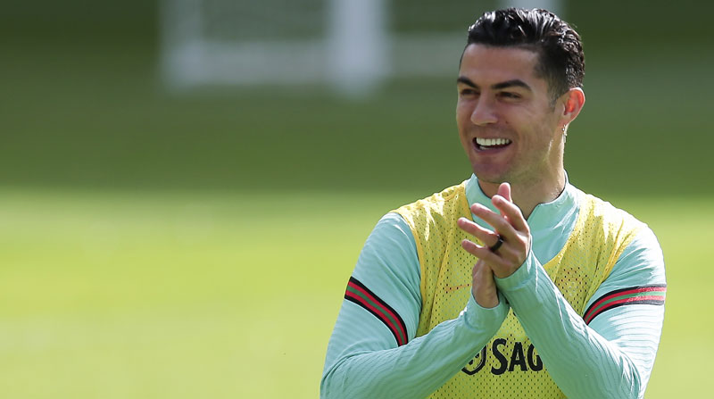 Cristiano Ronaldo, estrella de la Selección de Portugal. Foto: EFE