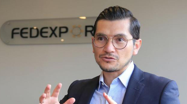 Xavier Rosero, vicepresidente ejecutivo de la Federación Ecuatoriana de Exportadores (Fedexpor), explicó sobre las implicaciones del archivo del proyecto de Ley de Inversiones. Foto: Archivo / EL COMERCIO.