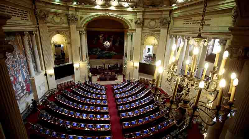 Vista general del Congreso de Colombia en Bogotá, en una fotografía de archivo. EFE