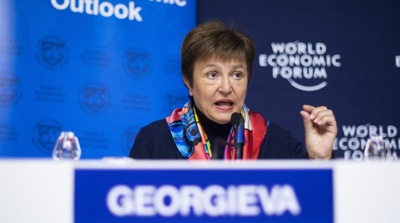 La directora gerente del Fondo Monetario Internacional (FMI), Kristalina Georgieva. Foto: Archivo EFE/ Gian Ehrenzeller