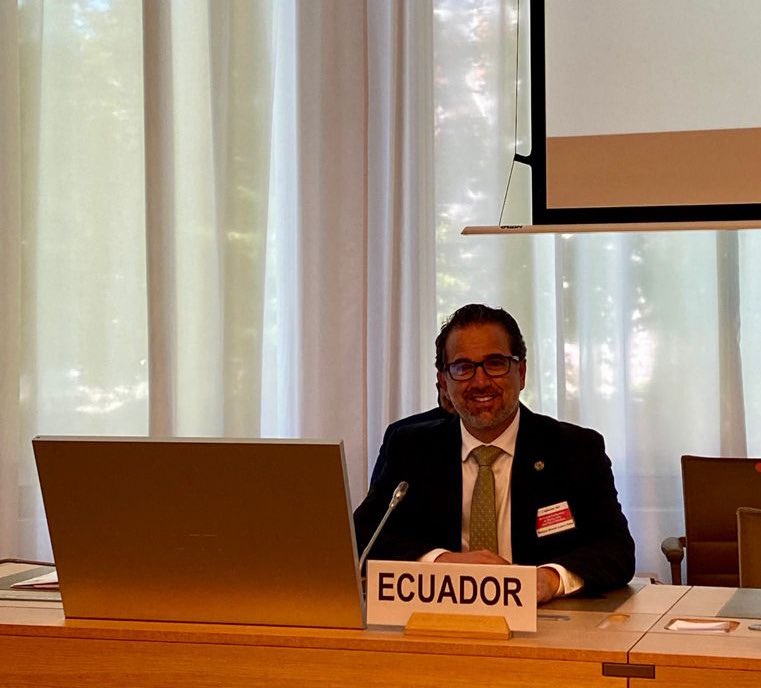 Gustavo Manrique, ministro de Ambiente, copresidirá el Diálogo Mundial de Líderes Ambientales, en Estocolmo, en junio del 2022. Foto: Twitter Ministro de Ambiente.