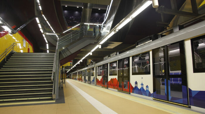 El Metro de Quito mide 110 metros y tiene capacidad para transportar 1 200 personas. Foto: Archivo/ EL COMERCIO