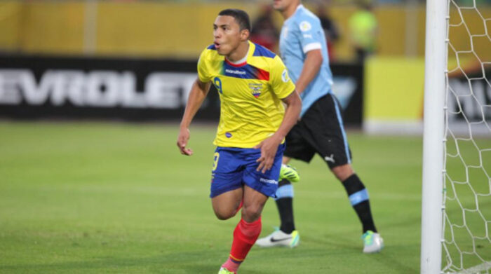 Jefferson Montero anotó el gol que clasificó a la Tri al Mundial de Brasil 2014. Foto: Archivo/ EL COMERCIO