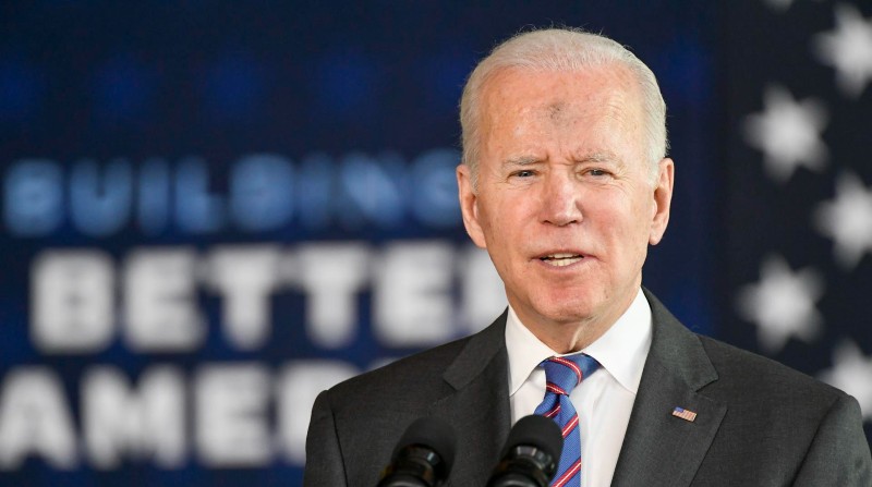 El presidente de Estados Unidos, Joe Biden, acusó a Rusia de ser responsable de "devastadores abusos de derechos humanos" en Ucrania. Foto: EFE / Craig Lassig