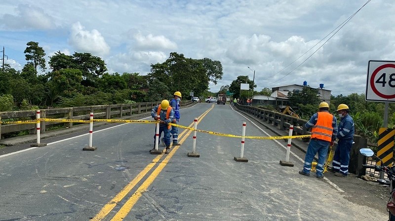 Cierre de vía estatal entre Guayas y El Oro