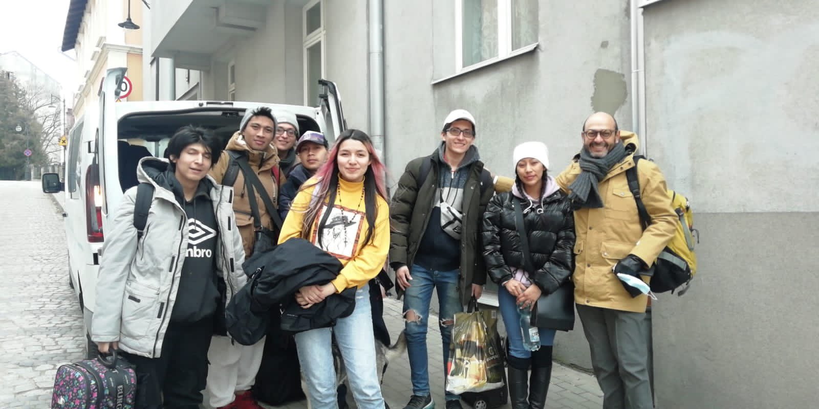 Siete compatriotas dejan zona de “alto riesgo” en Urania, están en Polonia. 194 ecuatorianos esperan el tercer vuelo humanitario para retornar. Foto: Twitter de Cancillería de Ecuador