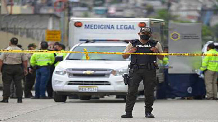 Imagen referencial. Un cuerpo embalado hallado al sur de Guayaquil. Foto: Policía Nacional