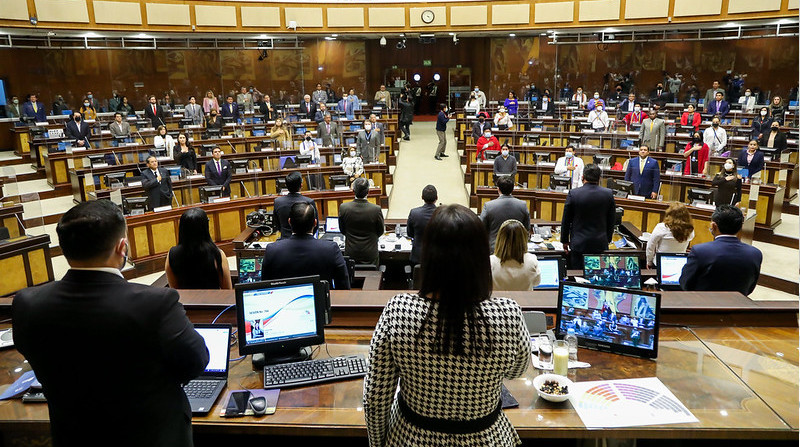 El hemiciclo de la Asamblea en sesión. Foto: Flickr / Asamblea Nacional