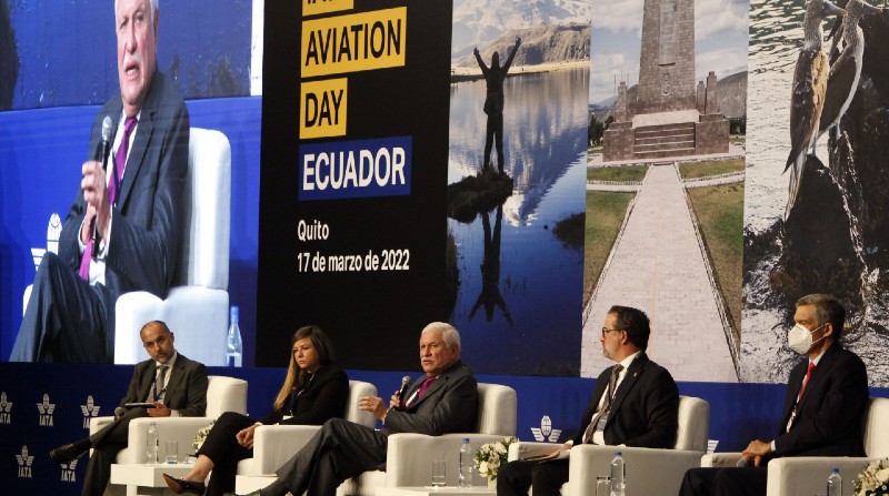 El Día de la Aviación Ecuador se cumplirá el 21 de junio de 2023 en Guayaquil. En este espacio se concretrarán los expertos de la industria y los ejecutivos de aerolíneas, aeropuertos y sectores relacionados. Foto: Patricio Terán / EL COMERCIO