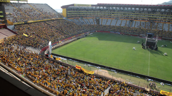 El estadio Banco Pichincha contará con aforo al 100% para el cotejo entre la Tri y Argentina, el próximo 29 de marzo del 2022. Foto: Archivo / EL COMERCIO