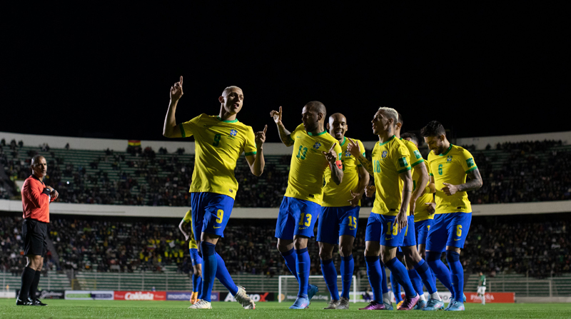La selección de Brasil es una de las favoritas para el Mundial Qatar 2022. Foto: Twitter Fútbol CBF