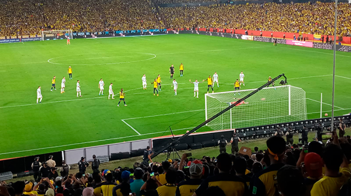 Ecuador logró un empate ante Argentina sobre el final del partido. Foto: EL COMERCIO
