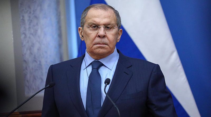 Exteriores de Rusia, Sergei Lavrov dio declaraciones sobre una posible salida a los enfrentamientos. Foto: Europa Press