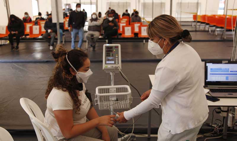 En el Hospital IESS Quito Sur hay menos pacientes que llegan a triaje con síntomas respiratorios. Foto: archivo / EL COMERCIO