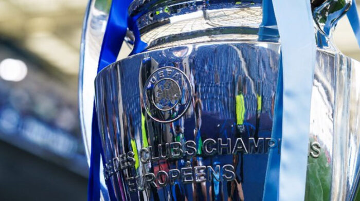 El trofeo que se llevará el campeón de la Champions League.