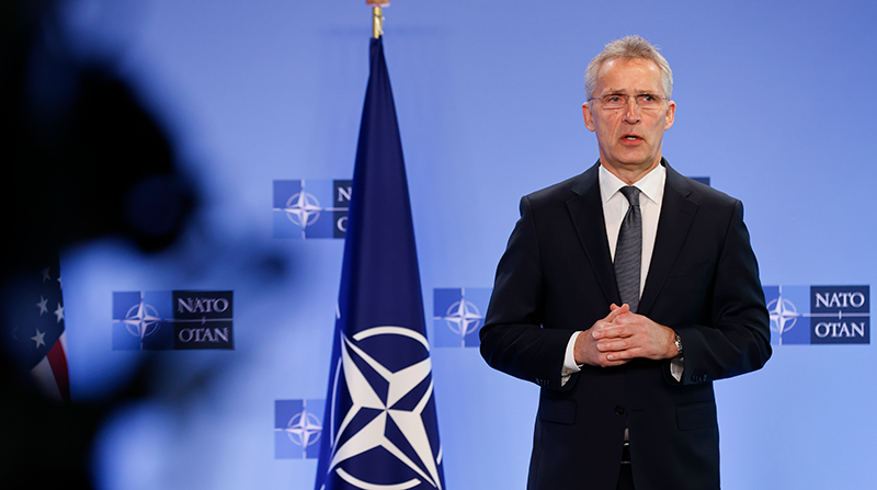 El secretario general de la OTAN, Jens Stoltenberg, este miércoles en Bruselas. Foto: EFE
