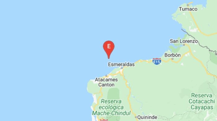 El Instituto Geofísico reportó que el sismo en Esmeraldas tuvo una magnitud de 6.0. Foto: Twitter IG