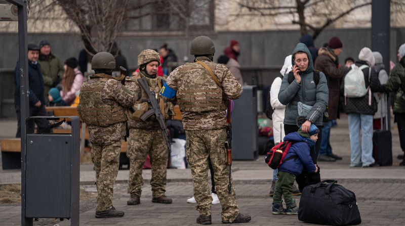 Ucrania vive un conflicto bélico tras la invasión rusa. Se habla de crímenes de lesa humanidad. Foto: Pau Venteo / Europa Press