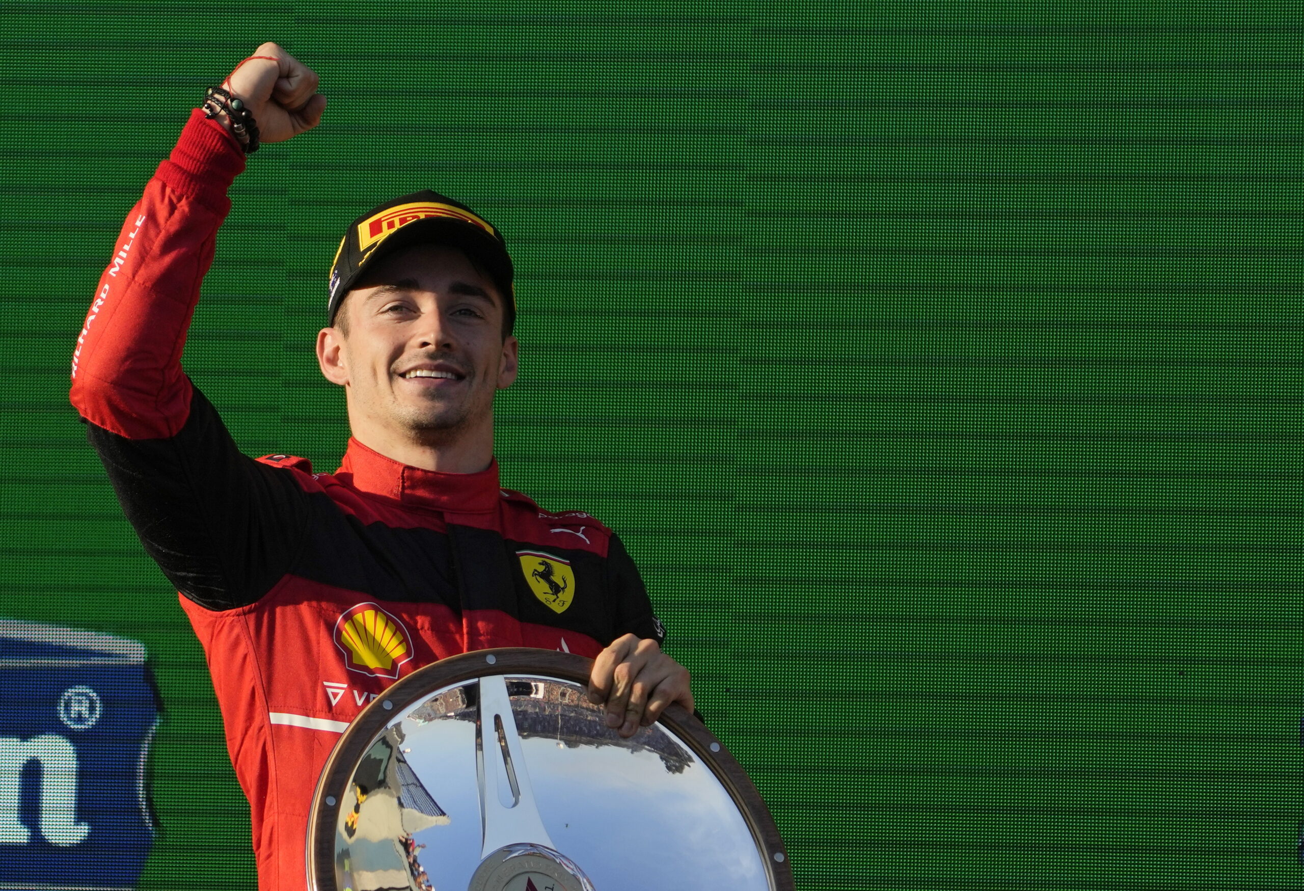 Charles Leclerc ganó el Gran Premio de Australia. Foto: EFE