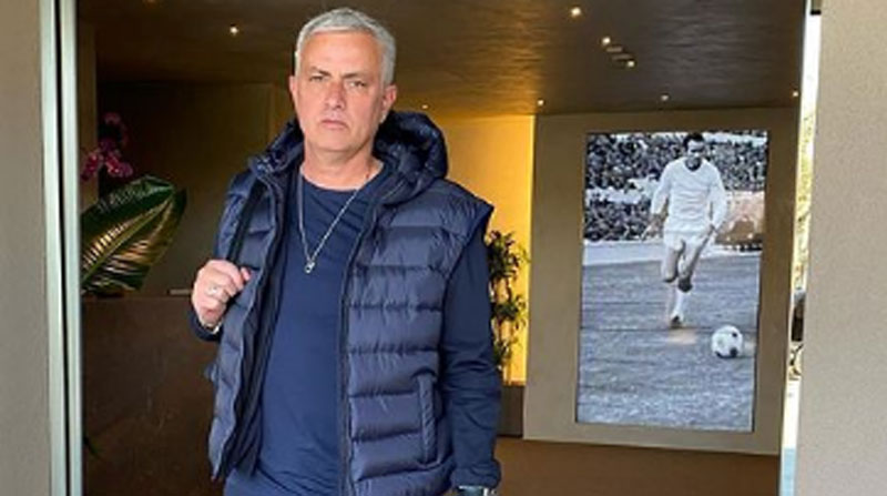José Mourinho, DT de la Roma de Italia. Foto: Instagram Jose Mourinho