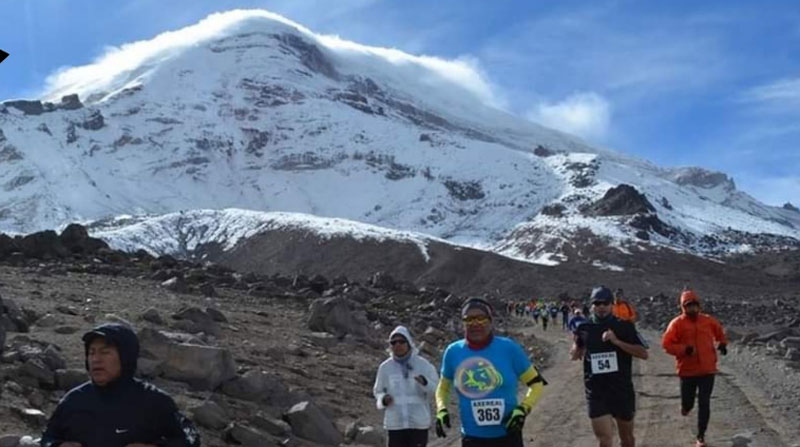 La Carrera Chimborazo 2022 será el 17 de abril del 2022. Foto: Facebook La Carrera del Chimborazo